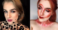 Cette artiste utilise son visage comme une toile et réalise d'incroyables illusions d'optique avec du maquillage