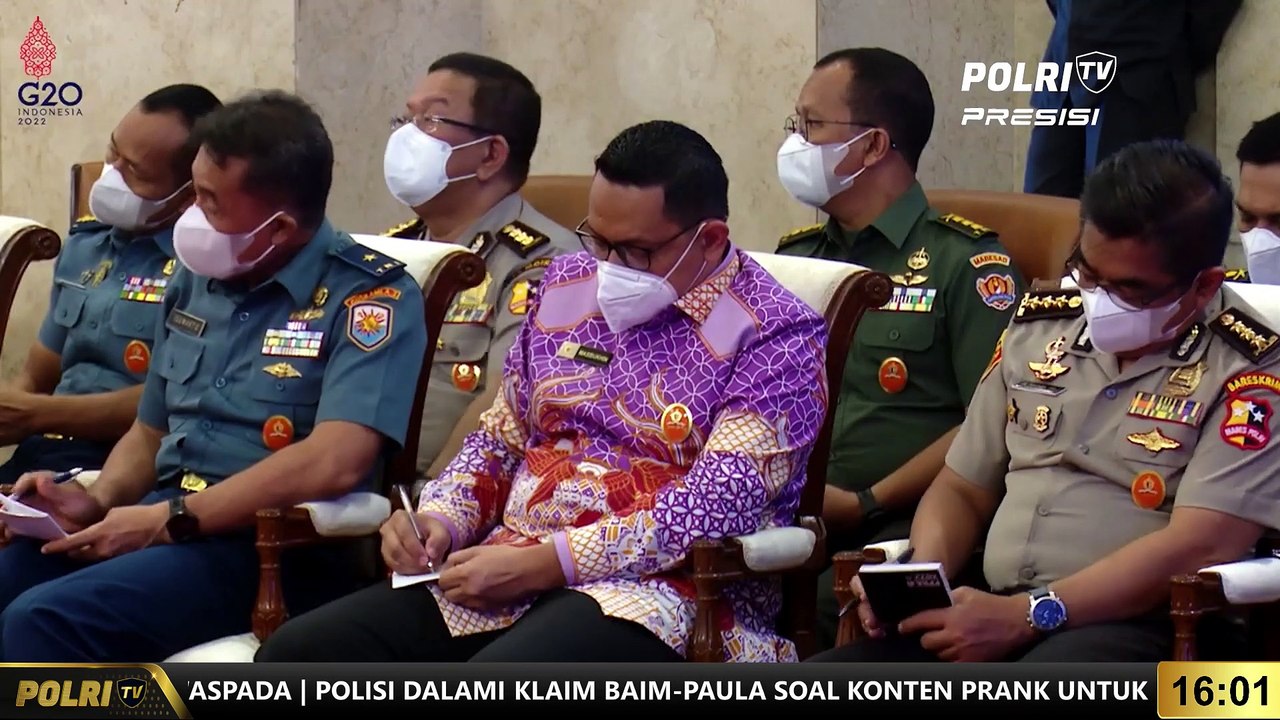PRESISI UPDATE 16.00 WIB Presiden Jokowi Minta Lembaga Ketahanan Nasional Membuat Kajian terkait Mitigasi Krisis Energi, Pangan, dan Keuangan.