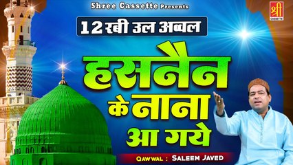 Hasnain Ke Nana Aa Gaye - बारहवीं शरीफ की ये कलाम आपका दिल खुश हो जायेगा - Salim Javed - 2022 Qawwali