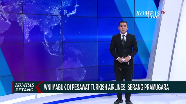 Tak Terima Diminta Tertib, WNI Mabuk di Pesawat Turkish Airlines Serang Pramugara!