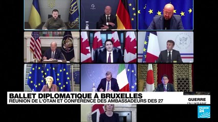 Ballet diplomatique à Bruxelles : réunion de l'OTAN et conférence des ambassadeurs des 27