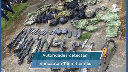Aseguran 115 mil armas en una década;  mayoría, de EU #EnPortada