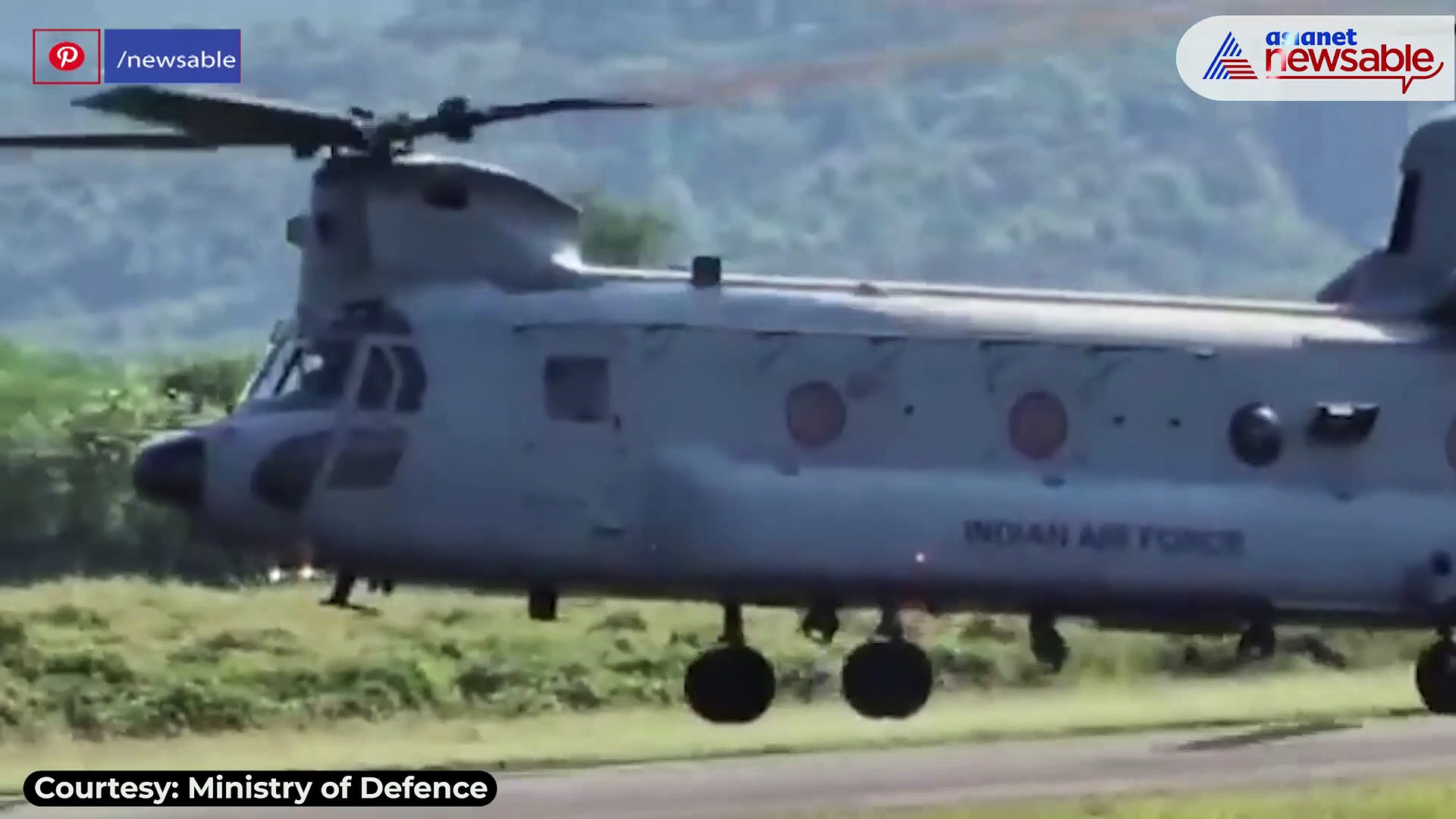 Watch: CH-47 Chinook's awesome manoeuvers at Udhampur airbase