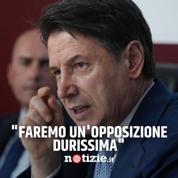 Governo Meloni, Giuseppe Conte: Faremo opposizione durissima
