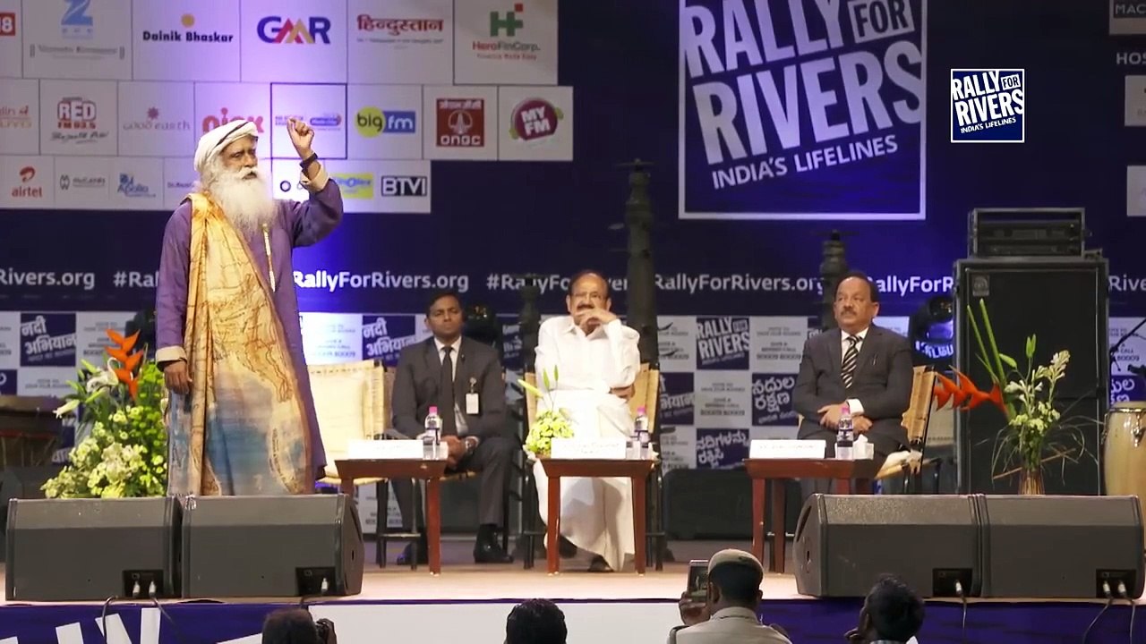 A Fist Full of Salt - Rally For Rivers - Sadhguru