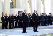 Son dakika haberleri | Cumhurbaşkanı Erdoğan, Kazakistan Cumhurbaşkanı Tokayev tarafından resmi törenle karşılandı