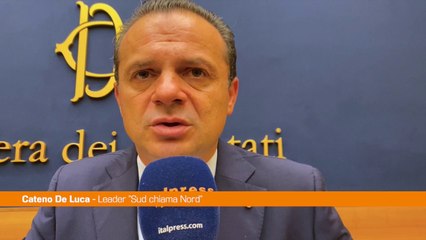 Cateno De Luca "Superare il divario Nord-Sud"