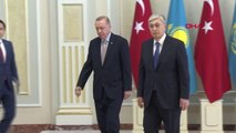 Cumhurbaşkanı Erdoğan, Kazakistan Cumhurbaşkanı Tokayev ile görüştü Açıklaması