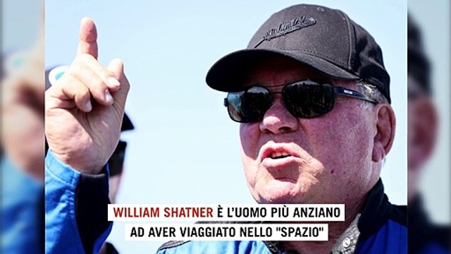 Il capitano Kirk ha raccontato cosa ha provato nello Spazio. Non era quello che si aspettava