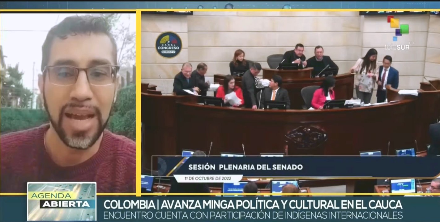 Colombia defiende minga política y cultural por...
