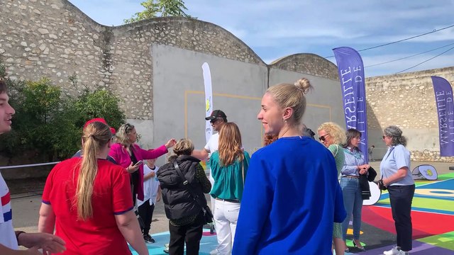 Retour en images. Yannick Noah a inauguré un nouveau plateau sportif dans le 15e