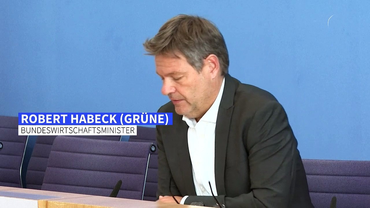 Habeck: 2024 erholt sich deutsche Wirtschaft wieder