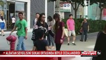 GENÇ KADIN SEVGİLİSİNİ BÖYLE CEZALANDIRDI