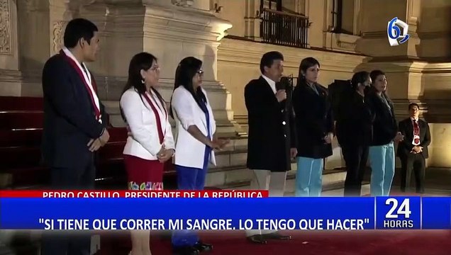 Castillo: Si tiene que correr mi sangre por la calle en beneficio del pueblo, lo tengo que hacer