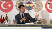 Emre Belözoğlu: Sıfır kilometre bir sportif direktör var sabrın sürekli olması gerekiyor