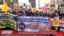Alevi derneklerinden Yol TV ve Odabaş protestosu
