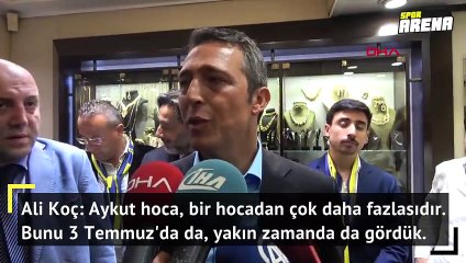 Ali Koç'tan Aykut Kcoaman açıklaması!