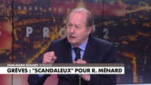 Jean-Marie Rouart : «C’est le problème de la grève»