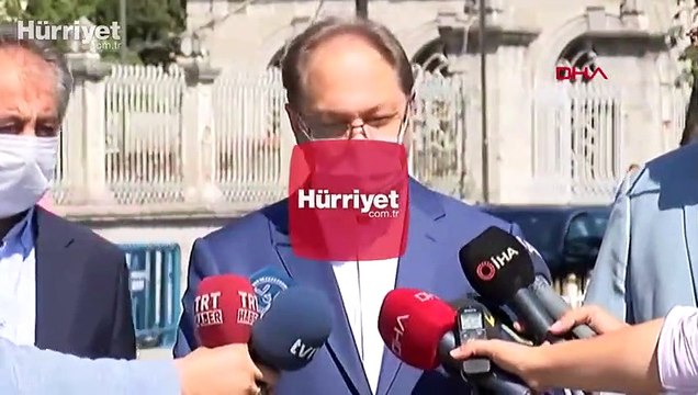 Diyanet İşleri Başkanı Ali Erbaş, Ayasofya önünde açıklama yaptı