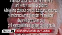 Feyyaz Uçar'dan Süleyman Seba'ya mektup