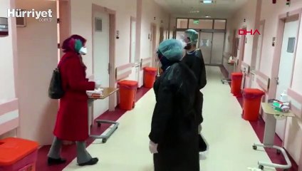 Corona virüs tedavisi tamamlanan 20 kişi alkışlar arasında taburcu oldu