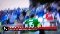 Arjantinli futbolcu taraftara tekme attı ortalık karıştı