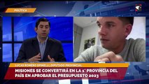 Misiones se convertirá en la 1° provincia del país en aprobar el presupuesto 2023