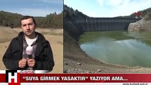 'SUYA GİRMEK YASAKTIR' YAZIYOR AMA.. KAHREDEN GÖRÜNTÜLER