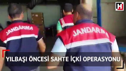 Yılbaşı öncesi sahte içki operasyonu