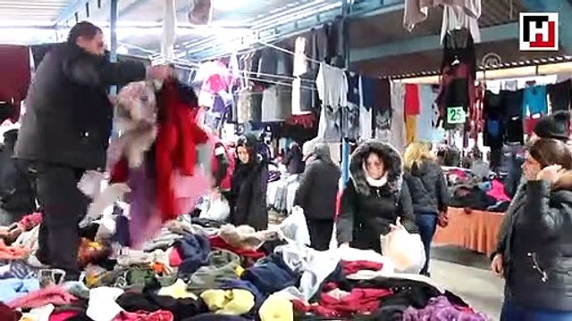 Yunan ve Bulgar turistler Noel alışverişini Edirne'de yapıyor