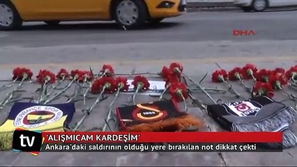 Karanfillerin arasına 'Alışmıcam kardeşim' yazılı not kondu