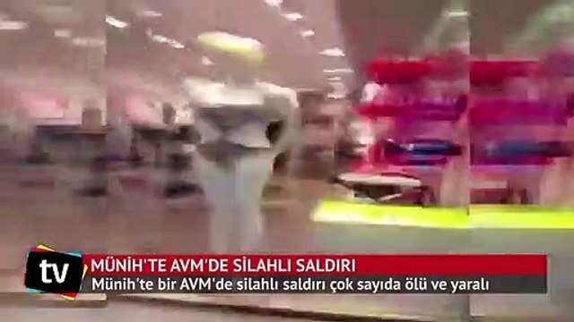 Münih'te alışveriş merkezinde silahlı saldırı