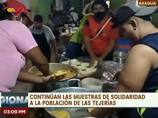 Vecinos del mcpio. Santo Michelena brindan mano amiga a familias afectadas en Las Tejerías