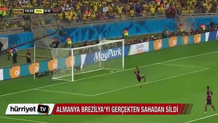 Almanya, Brezilya'yı sahadan ‘gerçekten’ sildi!