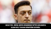 Mesut Özil Milli takımı bıraktı!