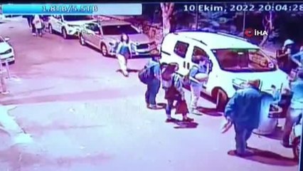 Etiler'de gürültü yapan grup, güvenlik görevlisini böyle darp etti