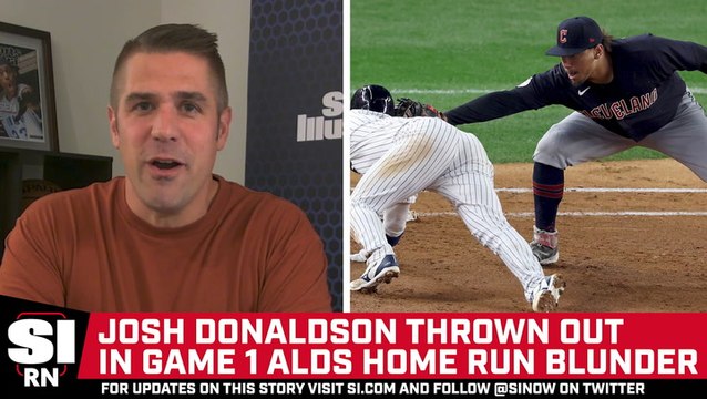 Josh Donaldson Thrown Out in ALDS Game 1 Home Run Blunder