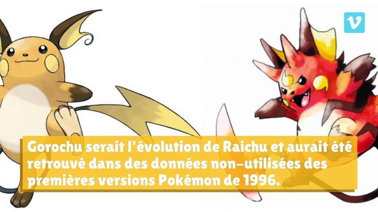 Pichu Pikachu Raichu et ?