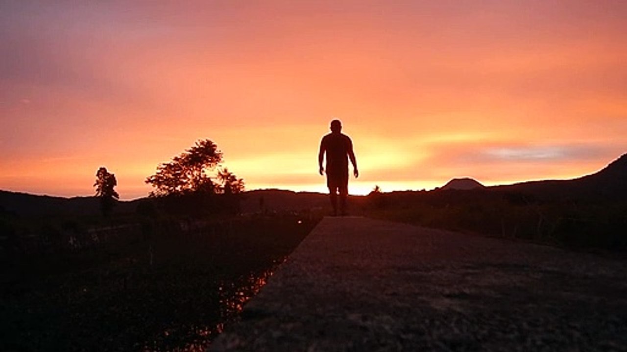 Sunset di Danau Tondano