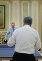 Erdoğan mevkidaşı Tokayev'le masa tenisi oynadı