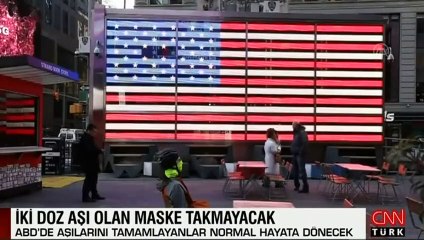 ABD'de aşılanmış kişilerin maske zorunluluğu kaldırıldı