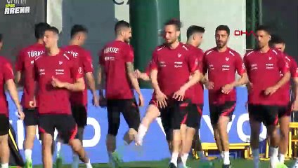 A Milli Futbol Takımı hazırlıklarını sürdürdü