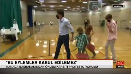 Kanada Başbakanı Trudeau: Kamyoncuların eylemi kabul edilemez