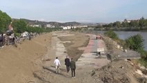 Amasya gündem haberi | Taşova Belediye Başkanı Öztürk Millet Bahçesi inşaatında incelemelerde bulundu