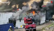 İstanbul'da geri dönüşüm tesisinde yangın! Ekipler müdahale ediyor