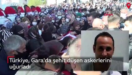 Türkiye, Gara şehitlerini son yolculuklarına uğurladı