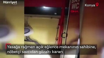Yasağa rağmen açık eğlence mekanının sahibine, nöbetçi savcıdan gözaltı kararı