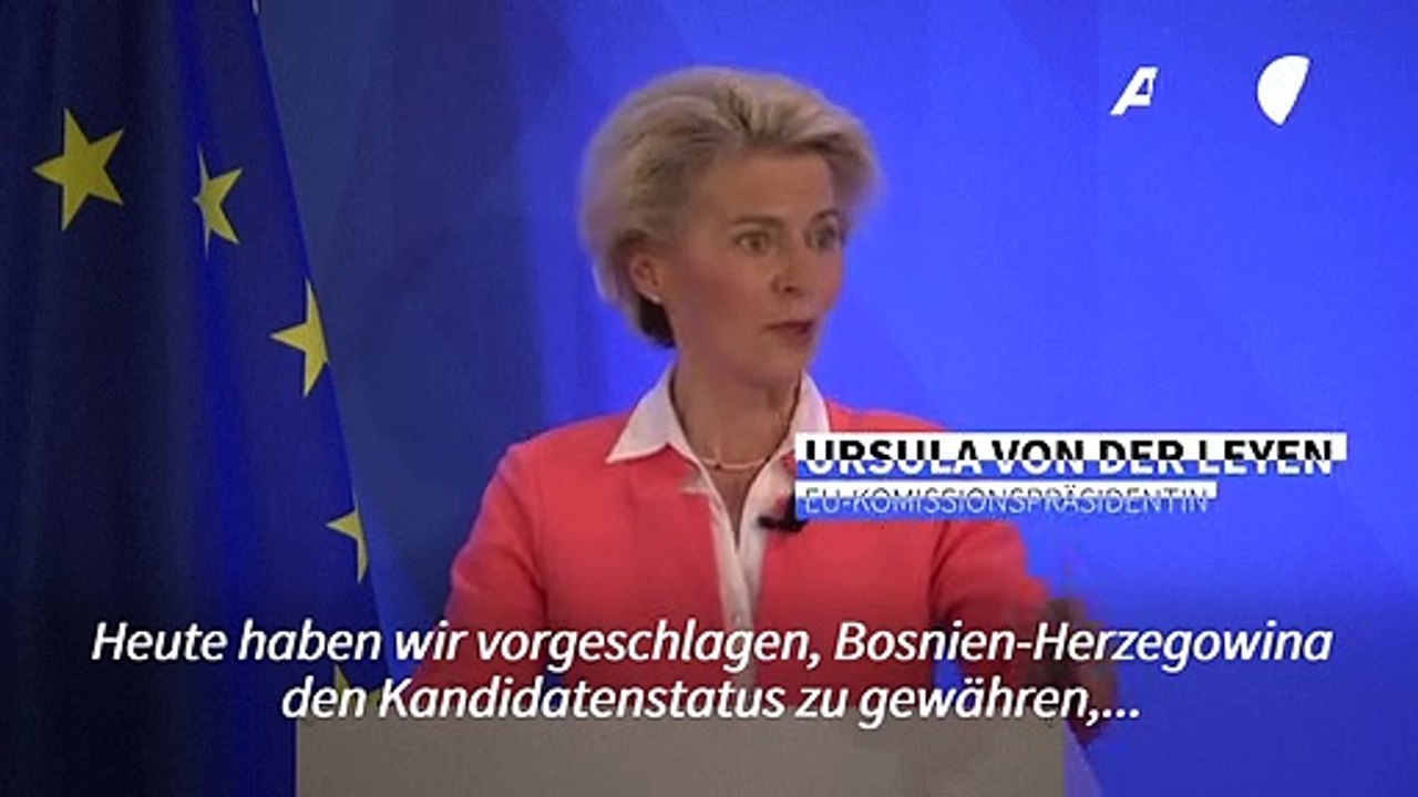 Bosnien soll eu-beitrittskandidat werden