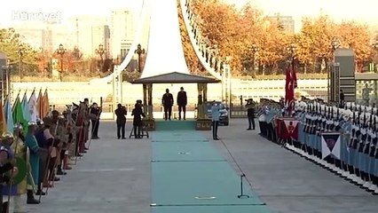 Cumhurbaşkanı Erdoğan, Macaristan Başbakanı Orban'ı resmi törenle karşıladı