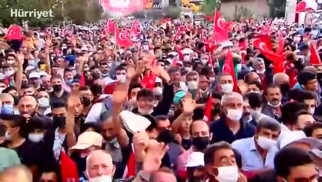 Cumhurbaşkanı Erdoğan: O bölgeler afet bölgesi olacak